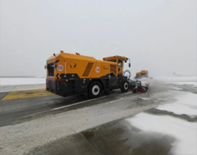 De-icing scenario in taxiway areas De-icing scenario in taxiway areas