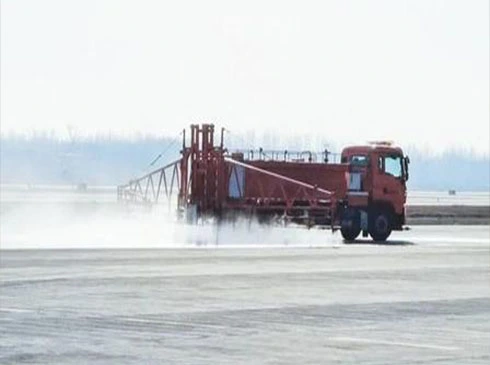 Snow melting liquid potassium acetate