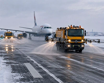 Deicing solid potassium acetate