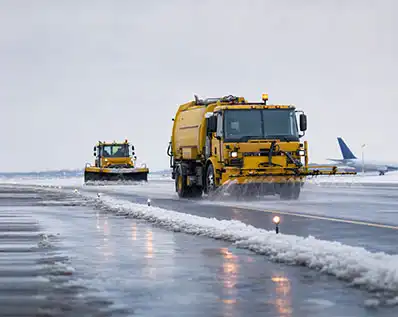 Effective Temperature Ranges for Snow Melting Liquid Potassium Acetate