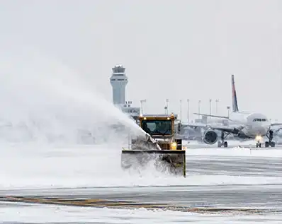 Using Solid Potassium Acetate for Winter Airport Operations
