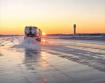Solid Potassium Acetate Provides Long-Lasting Snow and Ice Control