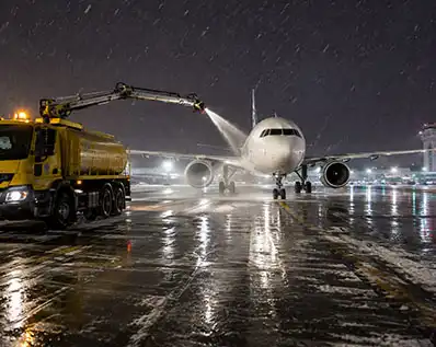 Deicing Liquid Potassium Acetate Reduces Ice Bonding in Cold Weather Applications