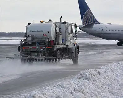 What are the Benefits of Using Solid Potassium Acetate for Airport Runway Deicing?