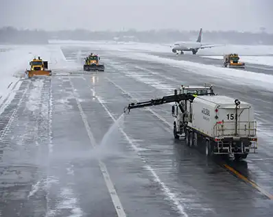 Can Snow Melting Liquid Potassium Acetate Prevent Ice Formation Before Storms?