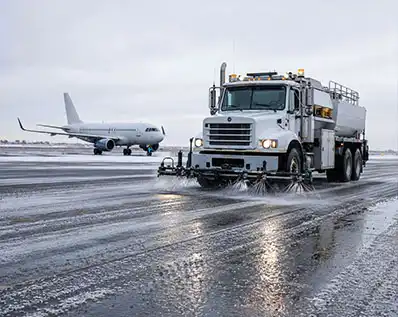 Solid Potassium Acetate Improves Airport Snow Removal Efficiency