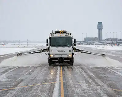 How Does Deicing Solid Potassium Acetate Melt Ice on Cold Pavements?